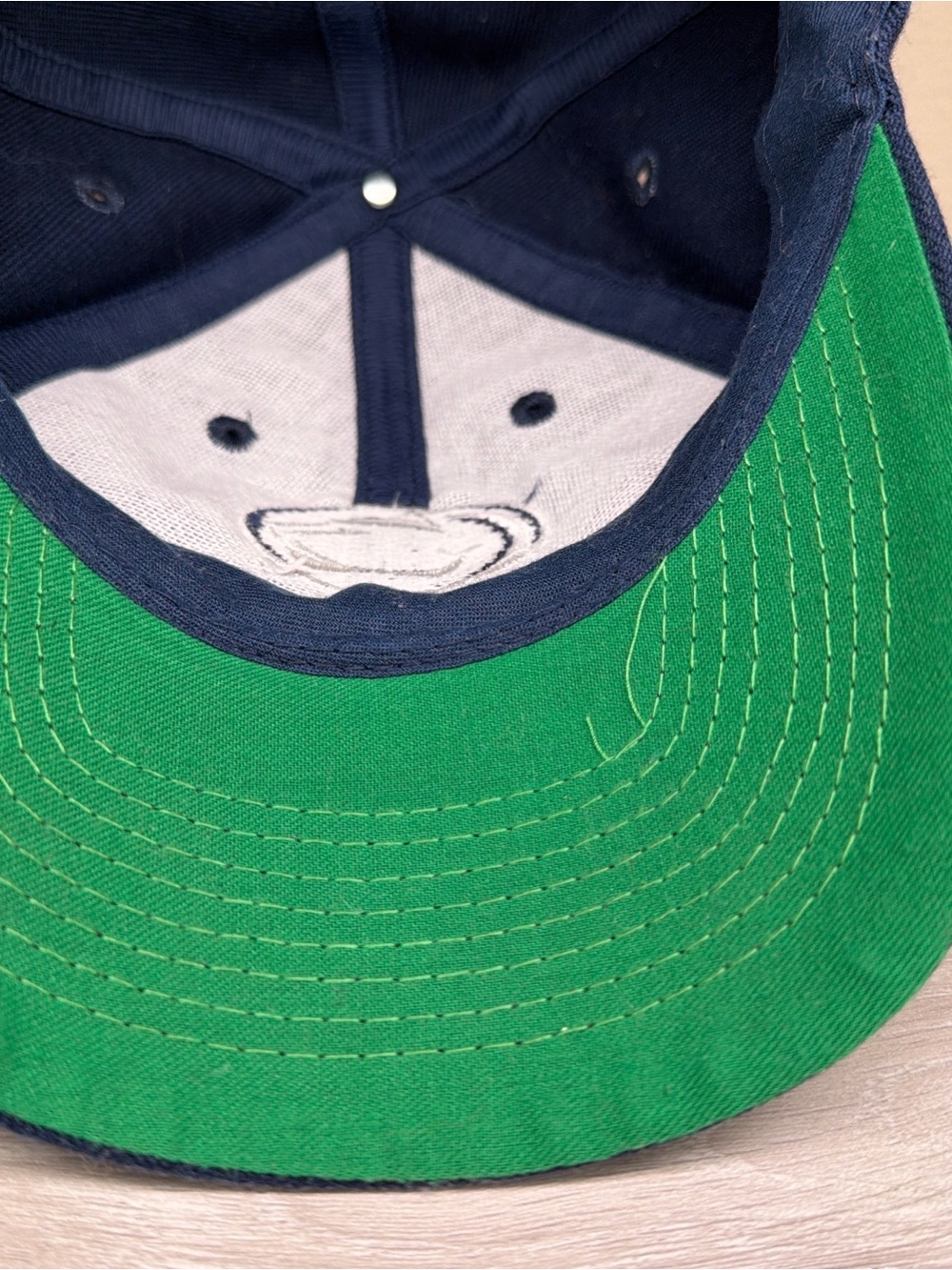 Vintage Penn State Nittany Lions Navy Blue Baseball Cap with Embroidered Logo - Picture 15 of 16